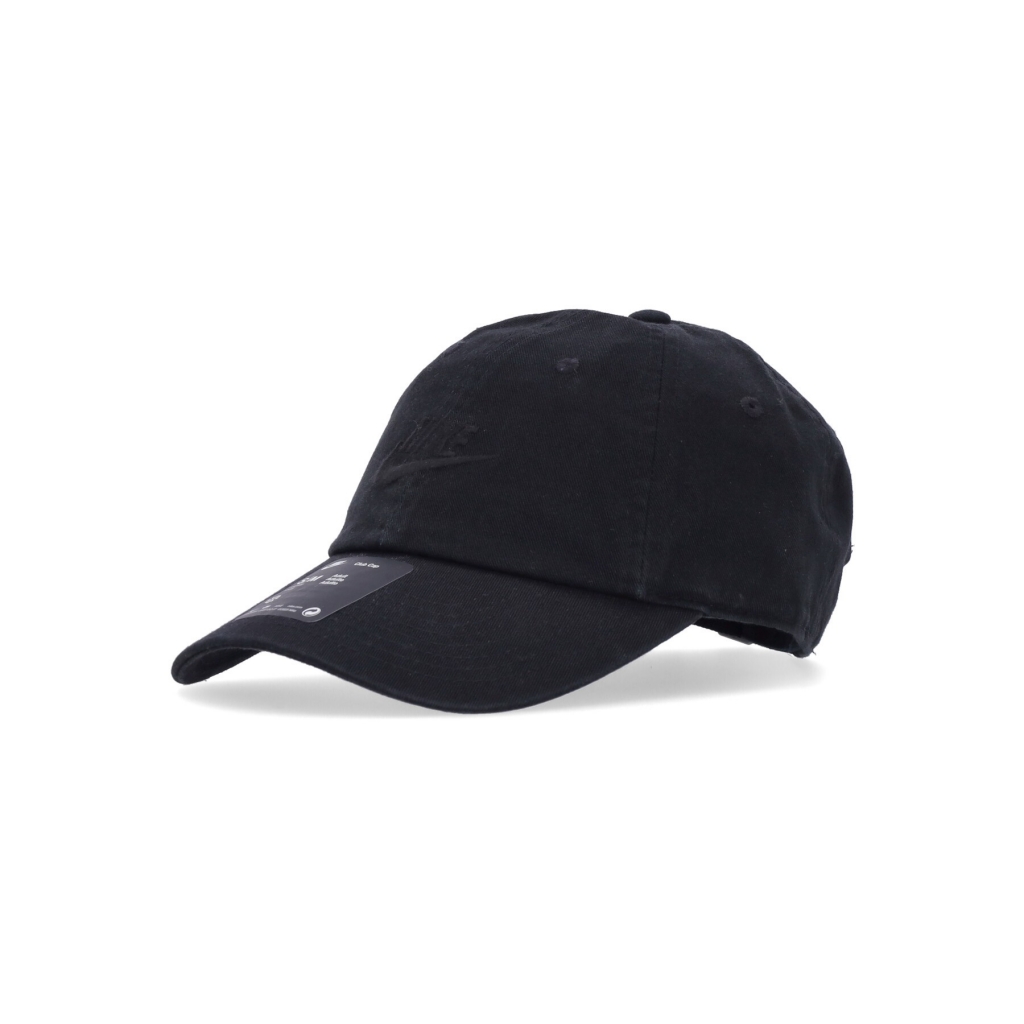 cappellino visiera curva uomo club cap futura washed BLACK/BLACK