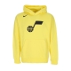 felpa cappuccio uomo nba club hoodie utajaz YELLOW STRIKE