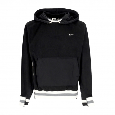 felpa cappuccio uomo dri-fit standard issue naos hoodie BLACK/WHITE