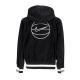felpa cappuccio uomo dri-fit standard issue naos hoodie BLACK/WHITE
