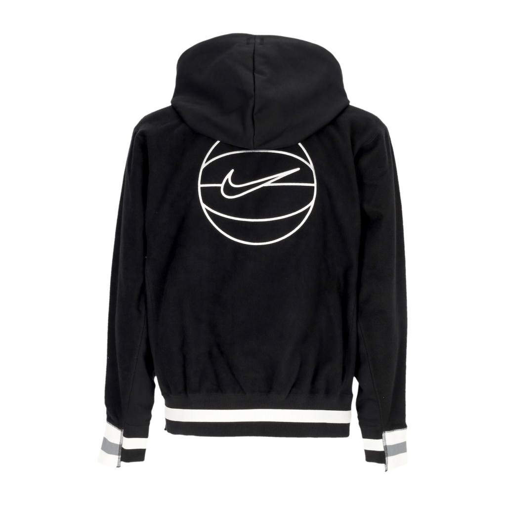 felpa cappuccio uomo dri-fit standard issue naos hoodie BLACK/WHITE