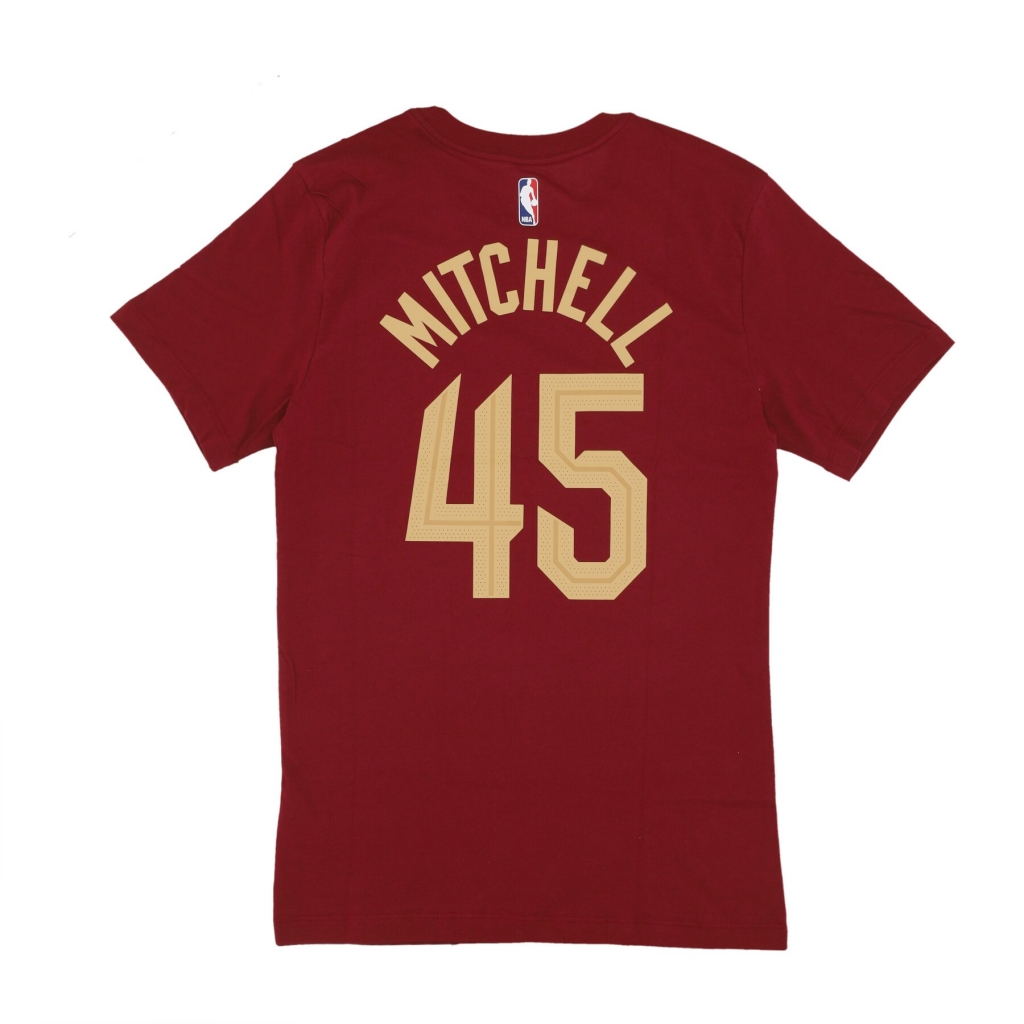 maglietta uomo nba essential tee no 45 donovn mitchell clecav TEAM RED