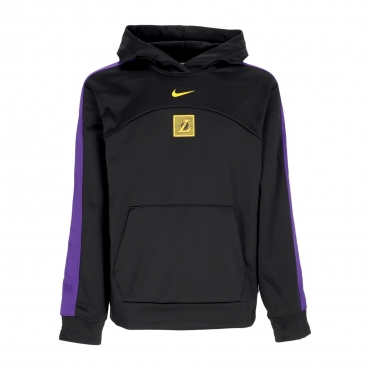 felpa cappuccio uomo nba courtside starting five hoodie loslak BLACK/FIELD PURPLE/AMARILLO