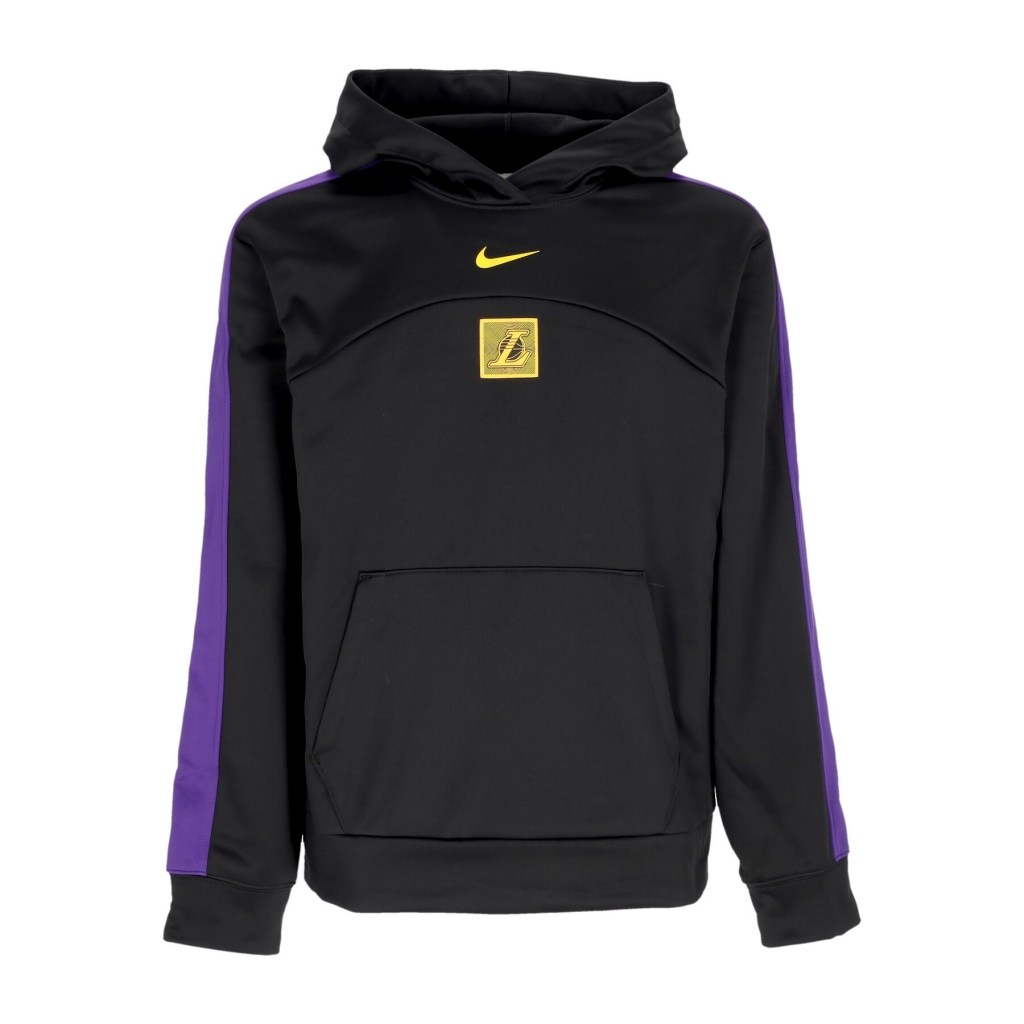 felpa cappuccio uomo nba courtside starting five hoodie loslak BLACK/FIELD PURPLE/AMARILLO