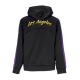felpa cappuccio uomo nba courtside starting five hoodie loslak BLACK/FIELD PURPLE/AMARILLO