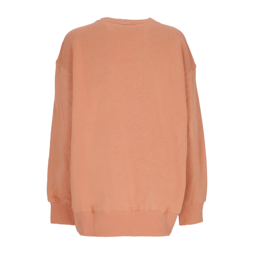 felpa girocollo donna w phoenix fleece crewneck AMBER BROWN/SAIL