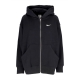 felpa cappuccio zip donna w phoenix fleece hoodie BLACK/SAIL
