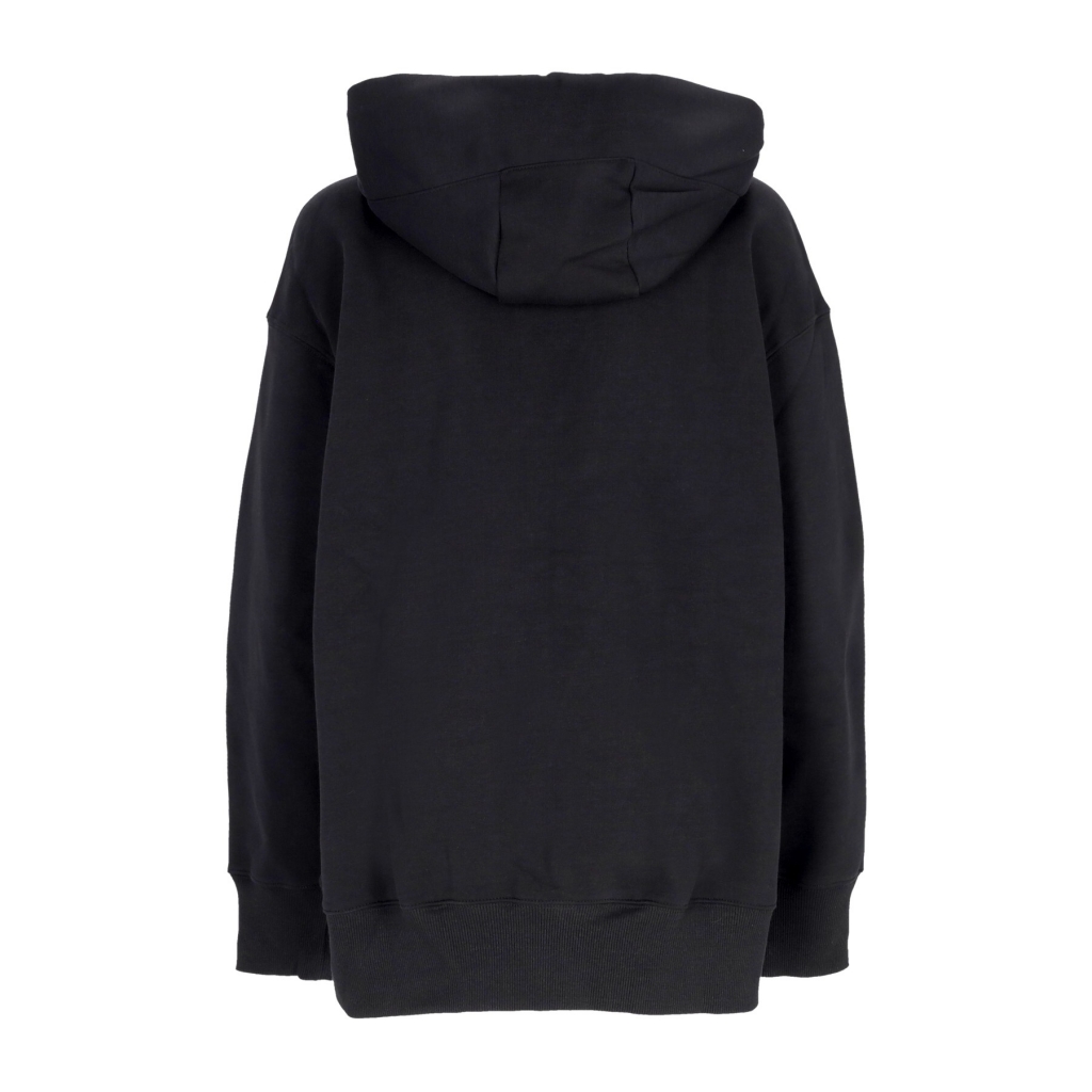 felpa cappuccio zip donna w phoenix fleece hoodie BLACK/SAIL