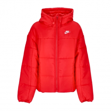 piumino donna w essential thermic classic puffer UNIVERSITY RED/WHITE