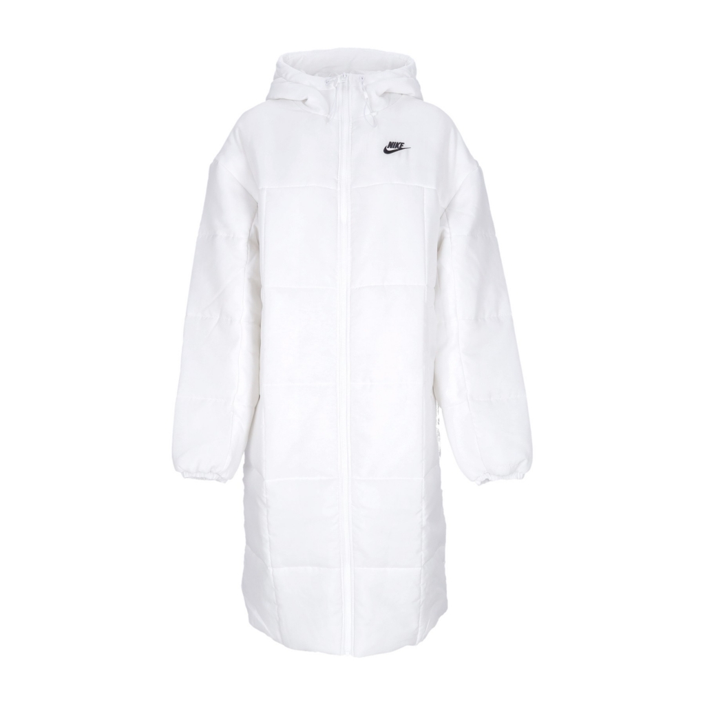 piumino lungo donna w thermic classic parka WHITE/BLACK