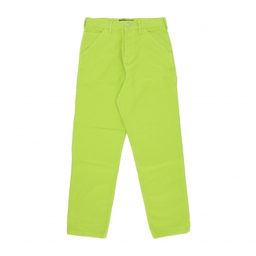 pantalone lungo uomo carpenter pant LIME