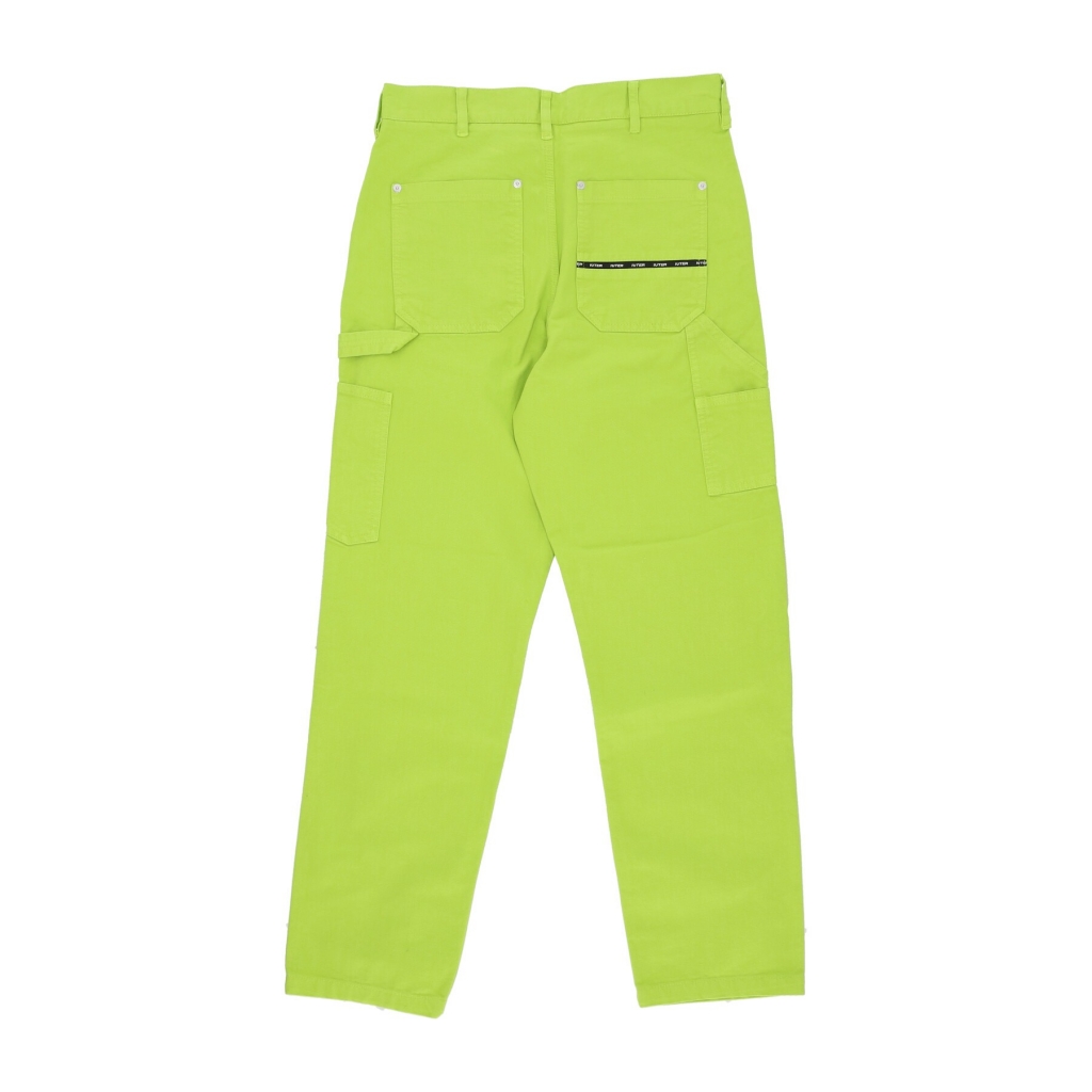 pantalone lungo uomo carpenter pant LIME