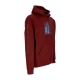 felpa cappuccio uomo cruel world hoodie BURGUNDY