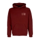 felpa cappuccio uomo spine skulls hoodie BURGUNDY