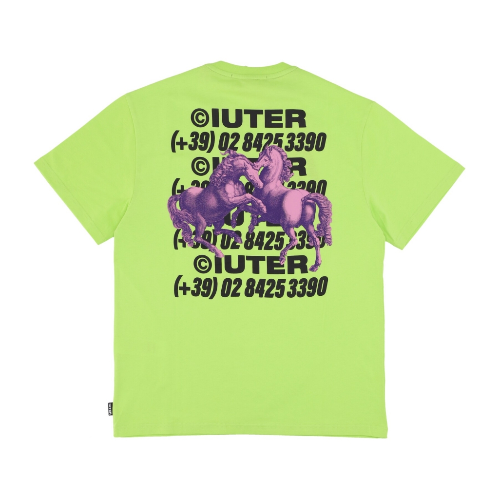 maglietta uomo horses tee LIME