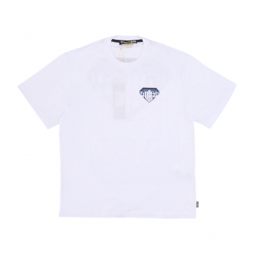 maglietta uomo metal logo tee WHITE