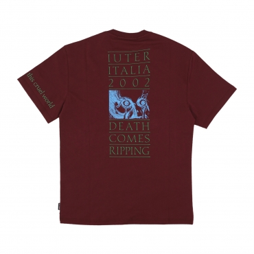 maglietta uomo cruel world tee BURGUNDY