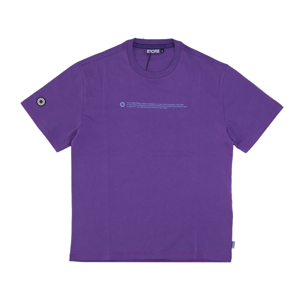 maglietta uomo outline logo tee PURPLE