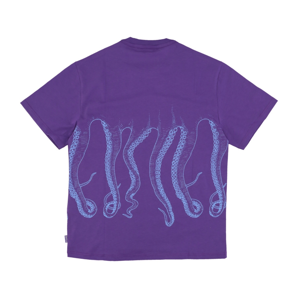 maglietta uomo outline logo tee PURPLE