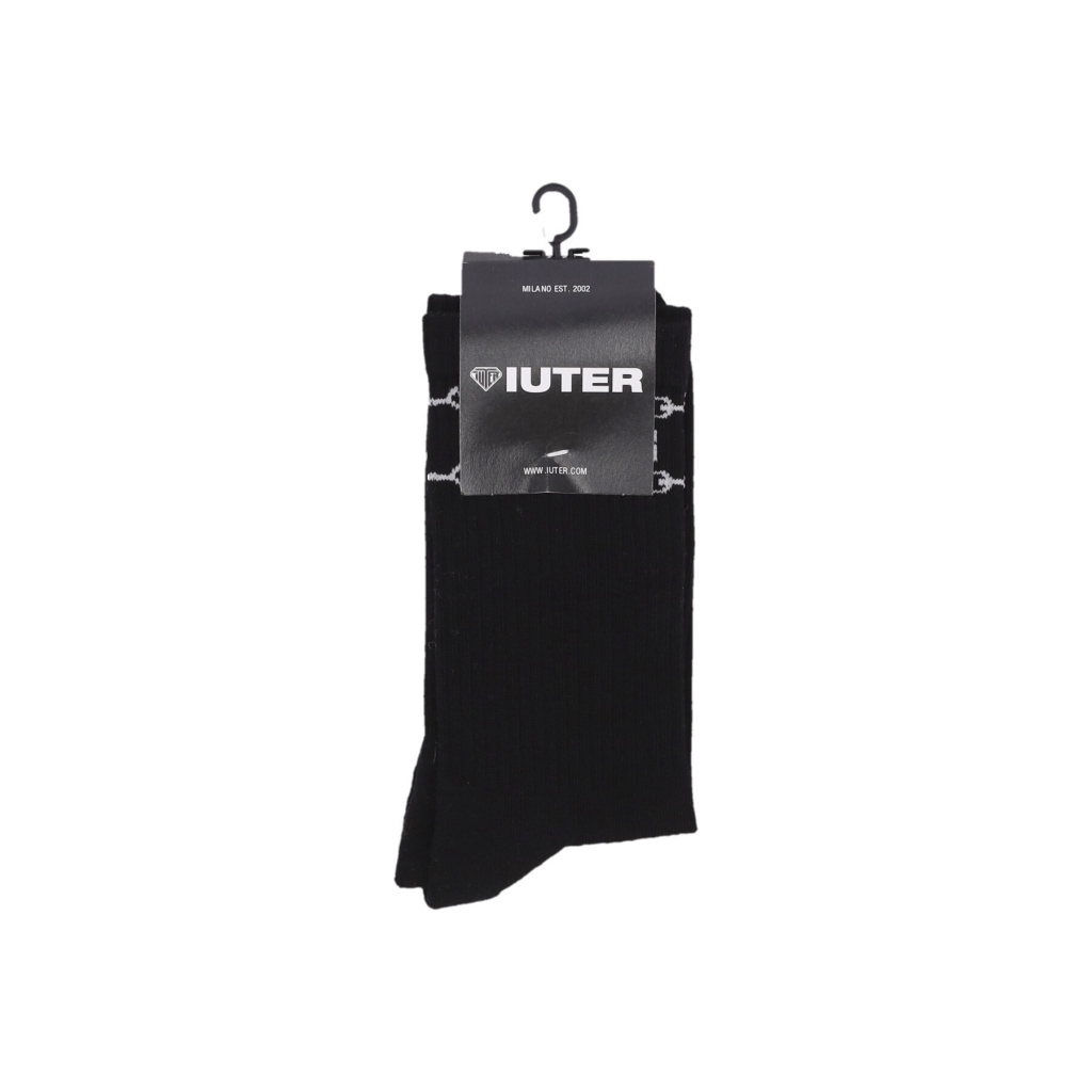 calza media uomo chain socks BLACK
