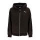 felpa cappuccio zip donna w her winterized full-zip hoodie BLACK