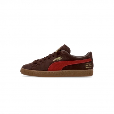 scarpa bassa uomo suede b x staple DARK CHOCOLATE/RHUBARB