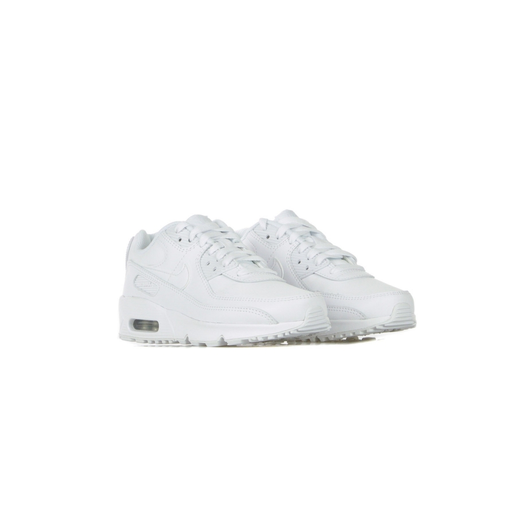 scarpa bassa ragazzo air max 90 ltr gs WHITE/WHITE/METALLIC SILVER/WHITE