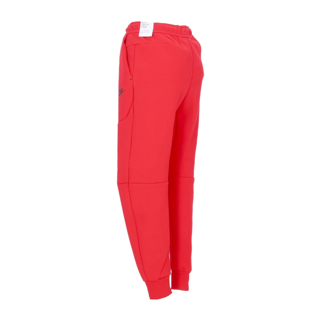 pantalone tuta leggero uomo sportswear tech fleece UNIVERSITY RED/BLACK