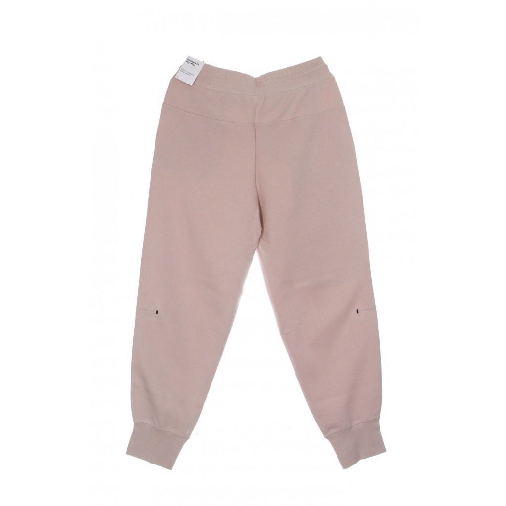 pantalone tuta leggero donna sportswear tech fleece PINK OXFORD/WHITE