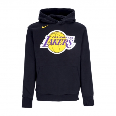 felpa cappuccio uomo nba essential fleece hoodie loslak BLACK