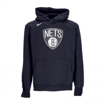 felpa cappuccio uomo nba essential fleece hoodie bronet BLACK