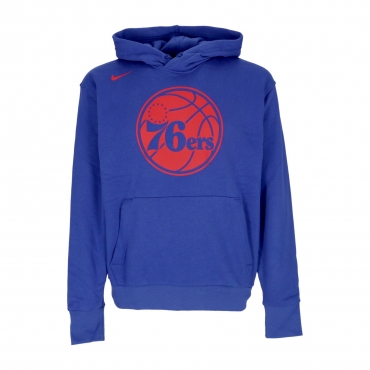 felpa cappuccio uomo nba essential fleece hoodie phi76e RUSH BLUE