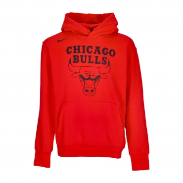 felpa cappuccio uomo nba essential fleece hoodie chibul UNIVERSITY RED
