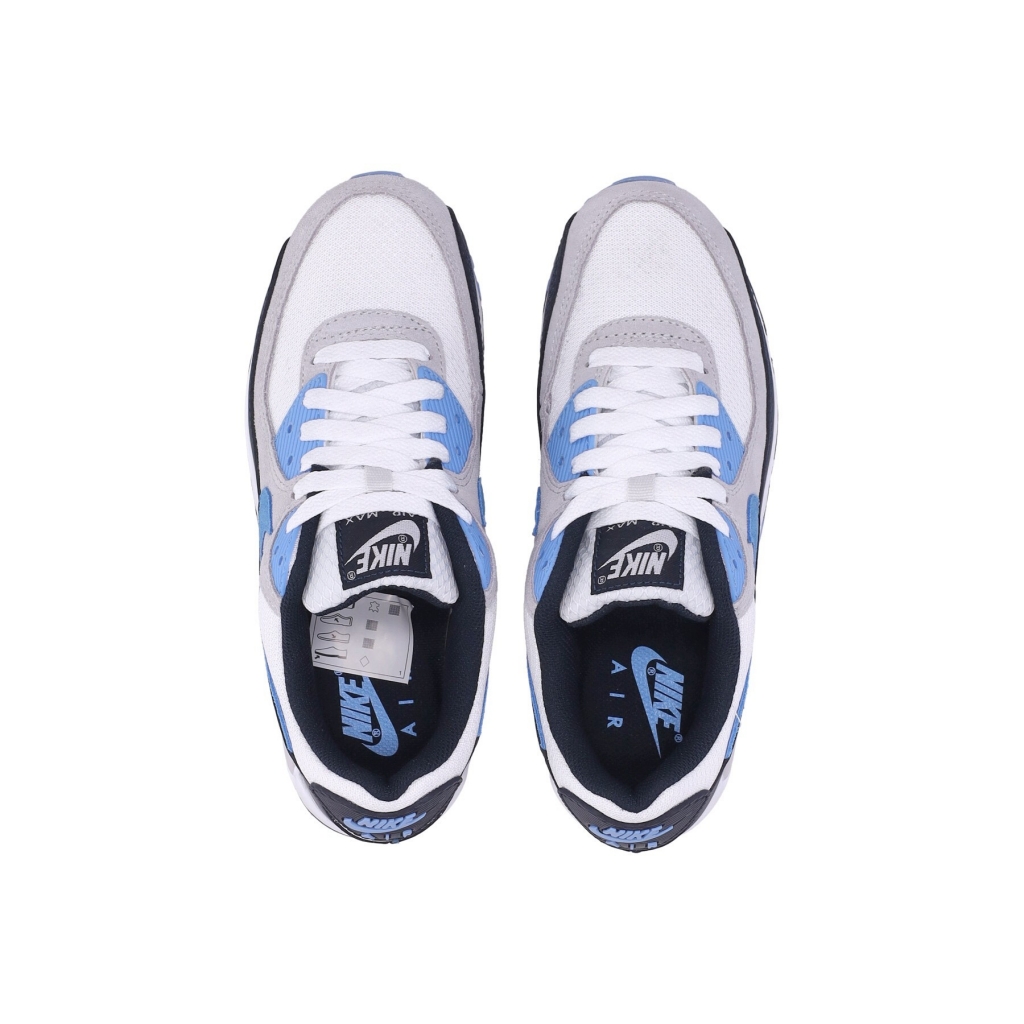 scarpa bassa uomo air max 90 WHITE/UNIVERSITY BLUE/PURE PLATINUM