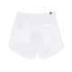 pantaloncino donna ess 5 high waist shorts WHITE