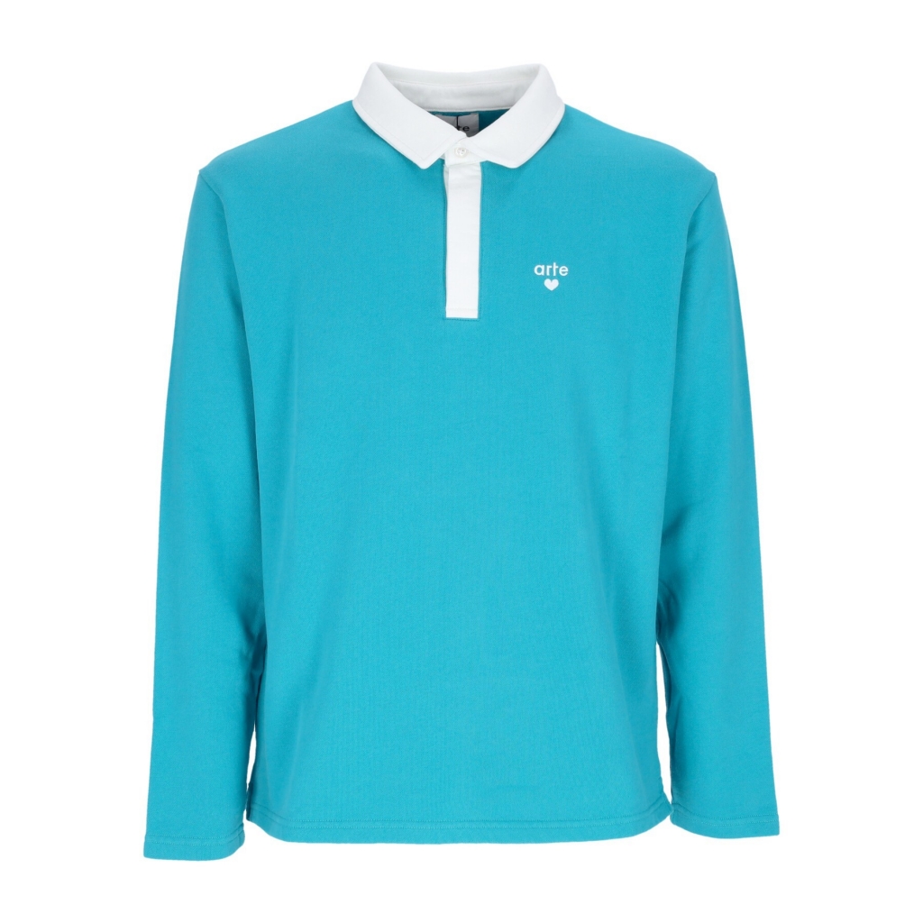 polo manica lunga uomo leonard collar l/s polo LAKE BLUE