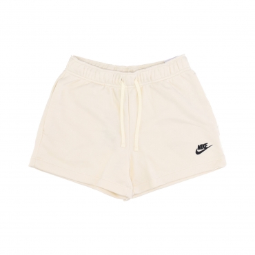 pantaloncino donna sportswear club fleece mid-rise shorts COCONUT MILK/BLACK