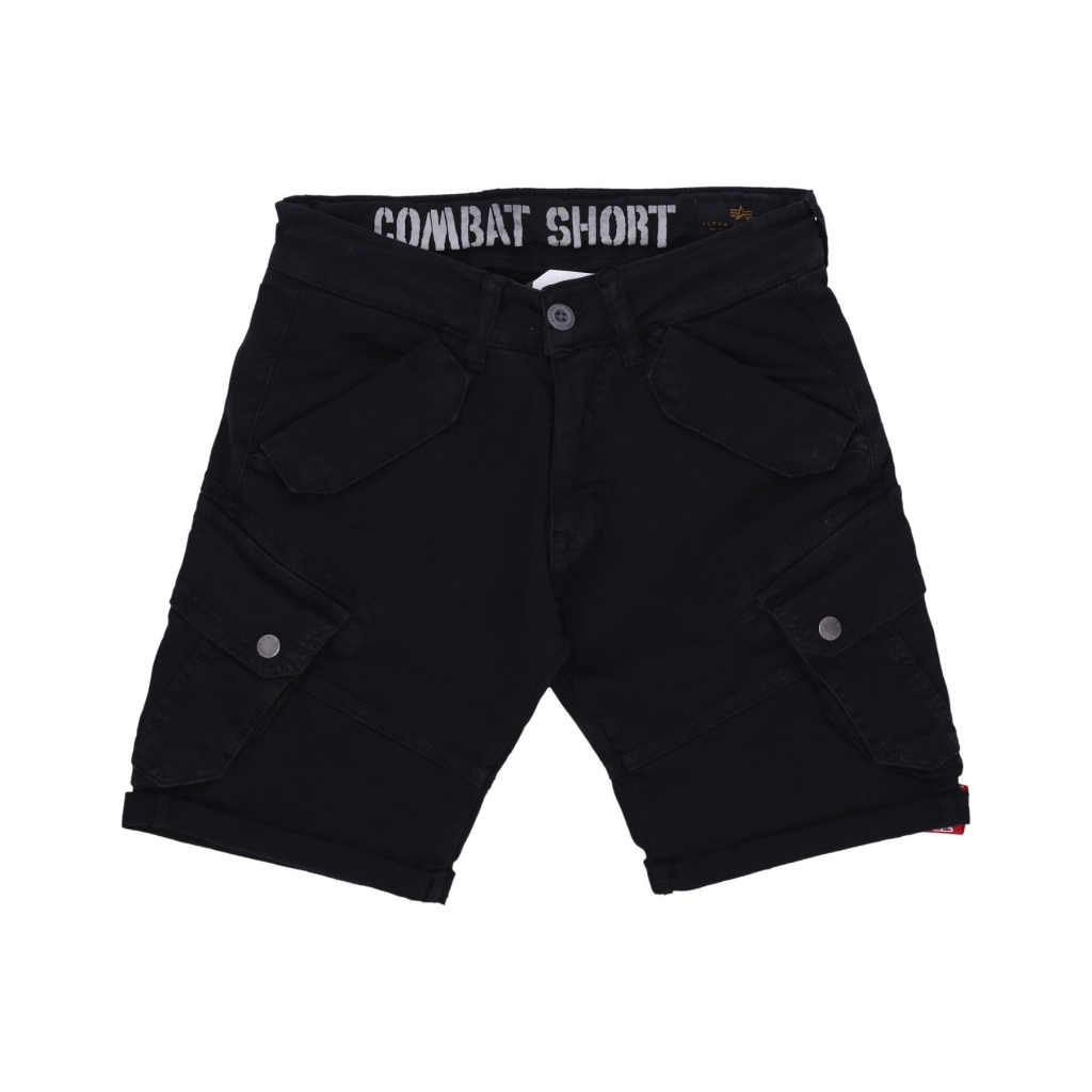 pantalone corto uomo combat short BLACK