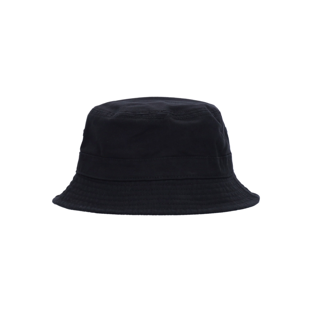 cappello da pescatore uomo logo bucket hat BLACK