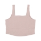 top donna sportswear jersey cami tank top DIFFUSED TAUPE/WHITE