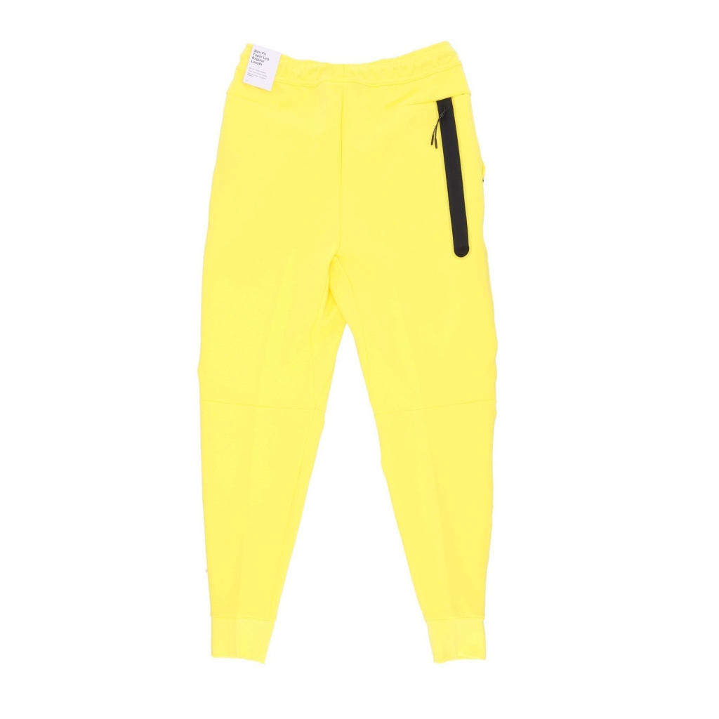 pantalone tuta leggero uomo sportswear tech fleece YELLOW STRIKE/BLACK