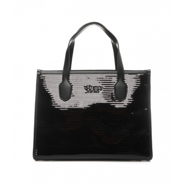 Shopper in paillettes Kaska nero