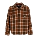 camicia manica lunga uomo bigwig plaid woven l/s SEPIA MULTI