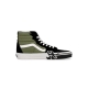 scarpa alta uomo sk8-hi flame LODEN GREEN