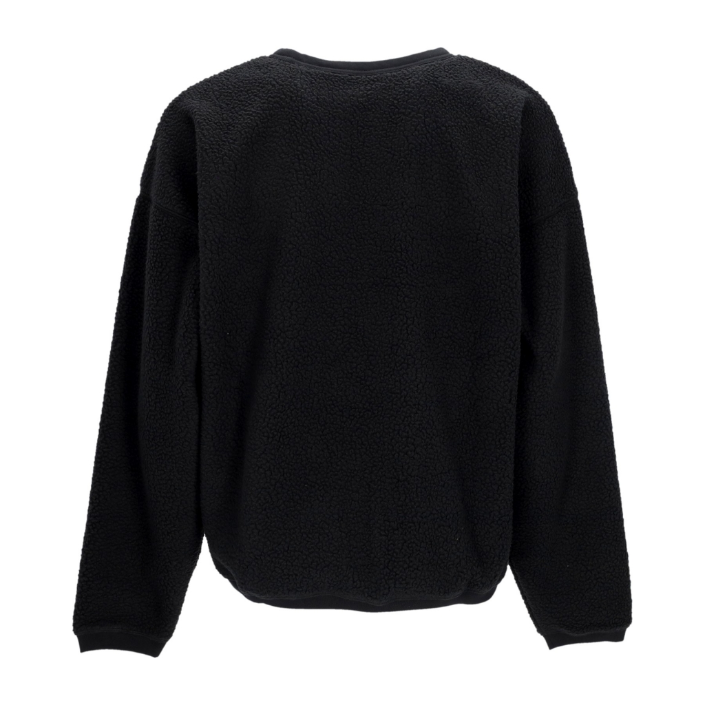 felpa girocollo uomo club+ fleece winterized crewneck BLACK/BLACK