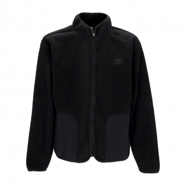 orsetto uomo club+ fleece  sherpa winterized jacket BLACK/BLACK