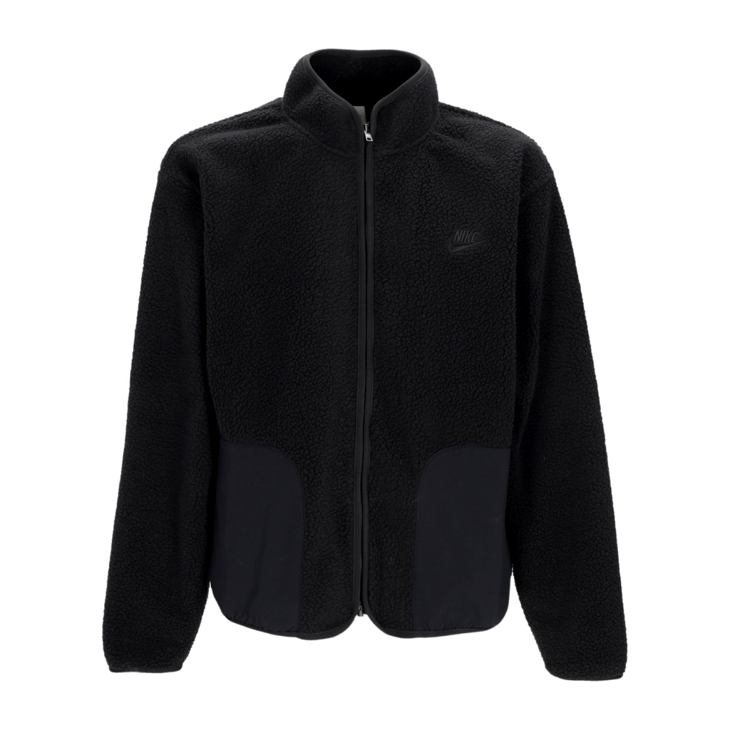 orsetto uomo club+ fleece  sherpa winterized jacket BLACK/BLACK