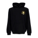 felpa cappuccio uomo the coolest in town po hoodie BLACK