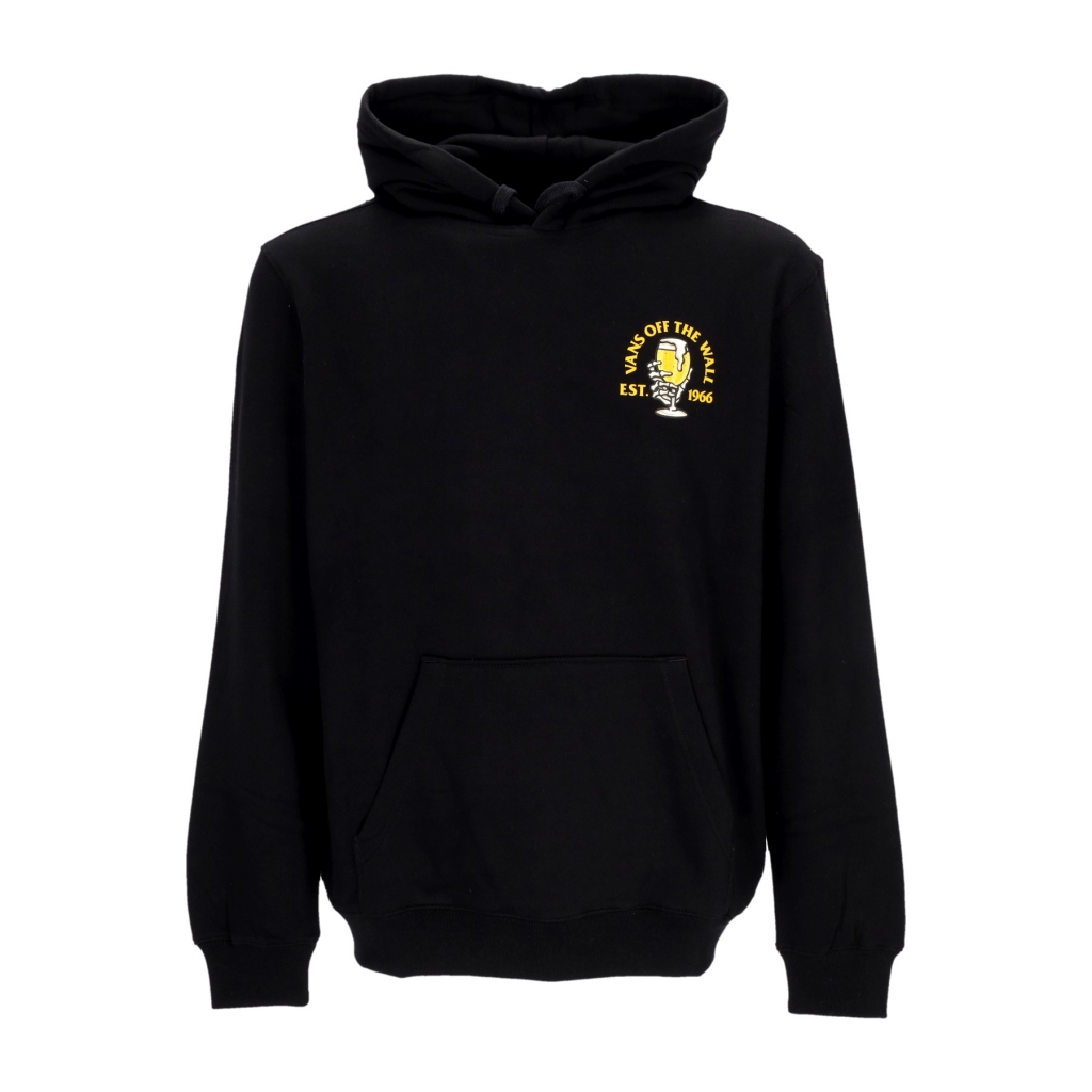 felpa cappuccio uomo the coolest in town po hoodie BLACK