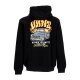 felpa cappuccio zip uomo hot rod full-zip hoodie BLACK